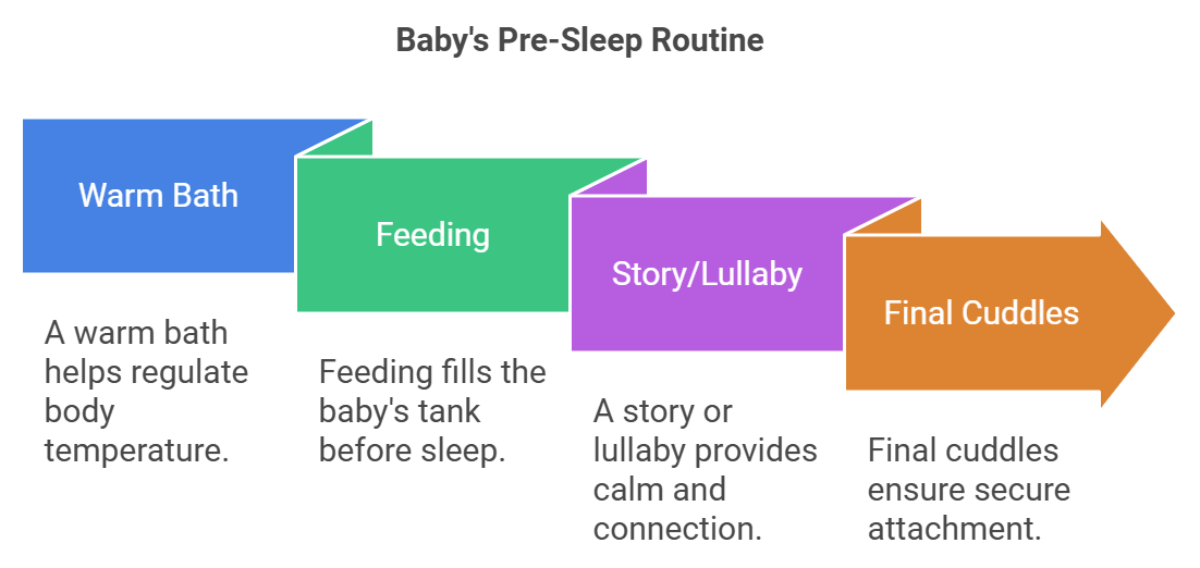 sleeping schedule for your 10 month old, baby's pre-sleep routine